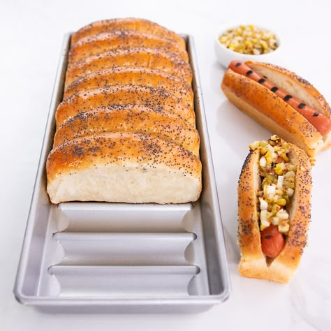 New England Hot Dog Buns Recipe, Homemade Hot Dog Buns, Hot Dog Buns Recipe, Homemade Hot Dogs, Jordan Pictures, Hot Dog Rolls, Gourmet Hot Dogs, Dog Bread, Hot Dog Toppings