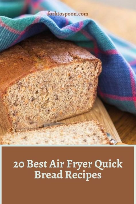 Easy Air Fryer Bread Recipe, Air Fryer Zucchini Bread Recipes, How To Make Bread In Air Fryer, Air Fryer Homemade Bread, Air Fryer Bread Recipes Easy, Baking Bread In Air Fryer, Homemade Bread In Air Fryer, Air Fryer Breads, Air Fry Bread