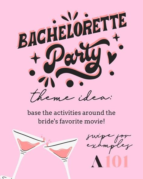 Adulting101 with Christi on Instagram: "FUN BACH PARTY IDEA!!!!! 🚨🎉 Base the weekend festivities around the brides favorite MOVIE! Of course I used a lot of rom-com examples, but you could really do this with any movie! What’s your fave movie and what activities might you do?? 🎥🎥🎞" Romcom Bachelorette Party, Rom Com Themed Bachelorette Party, Rom Com Party Theme, Rom Com Bachelorette Party, Bachelorette Themes, Bachelorette Party Themes, Bach Party, Favorite Movie, Of Course