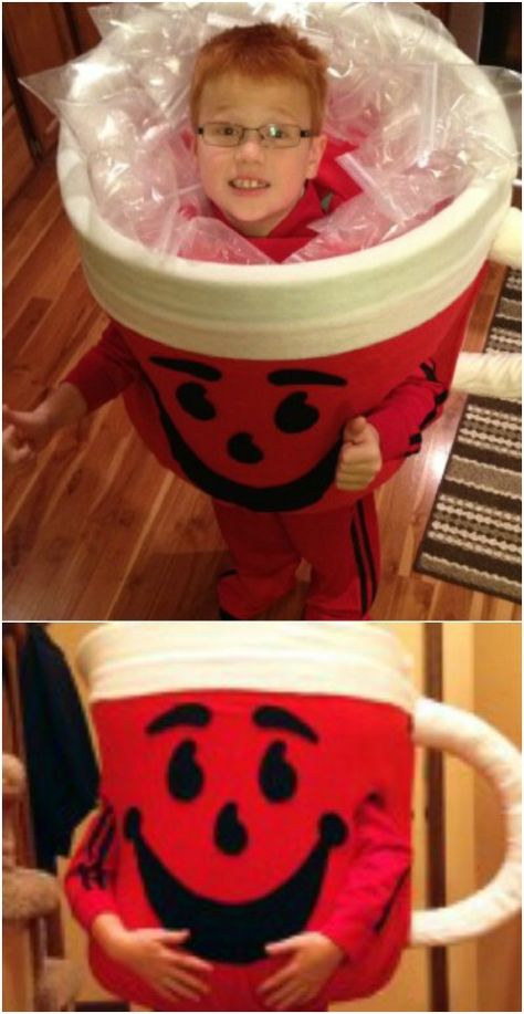 Kool-Aid Man Costume Koolaid Costume Diy, Koolaid Costume, Koolaid Man Costume Diy, Kool Aid Costume, Koolaid Man Costume, Kool Aid Man Pumpkin, Kool Aid Man Wallpaper, Kool Aid Man Drawing, Kool Aid Man Costume