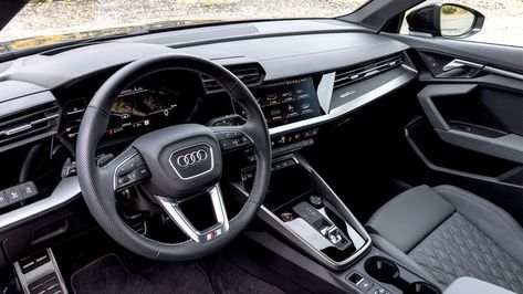 Cockpit Design, Audi A3 Sedan, Black Audi, Car Experience, Audi Rs3, Car Essentials, Audi Cars, Car Photos, New Model