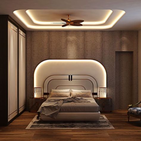 False Ceiling For Master Bed, Pop Design Bedroom Ceiling, False Ceiling Ideas Bedrooms, Hotel Ceiling Design Modern, 1 Bhk Bedroom Design, Bedroom Ideas For Older Couples, House Ceiling Design Master Bedrooms, Bedroom Decor With Wood Furniture, Hotel Suite Design Interiors