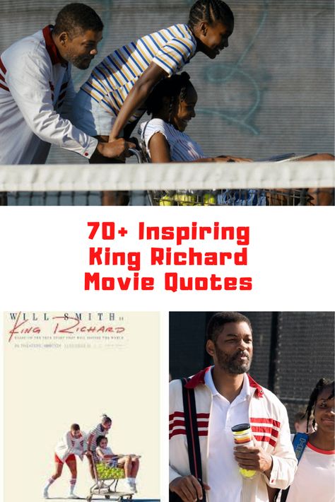 King Richard Movie Quotes #KIngRichard #KingRichardMovie #MovieQuotes #Quotes King Richard Movie, Venus And Serena Williams, Home Alone Movie, Richard Williams, Dog Movies, King Richard, Get Shot, Gave Up, Movie Review