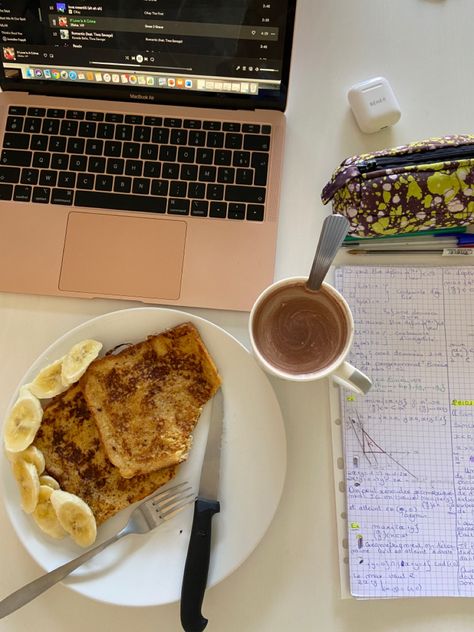 Nurse Breakfast, Study Vibes, Study Session, Waffles, French Toast, Toast, Bowl