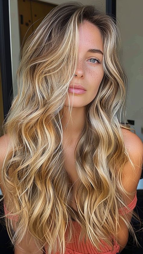 Glossy and Trendy: 25 Beautiful Soiled Blonde Hair Concepts for 2024 Check more at https://howcandothis.com/hairstyleideas/glossy-and-trendy-25-beautiful-soiled-blonde-hair-concepts-for-2024/ Money Piece Golden Blonde, Golden Summer Blonde, Golden Blonde Baylage, Sunshine Blonde Hair, Warm Summer Blonde Hair, Golden Hair Color Honey, Sun Kissed Hair Blonde, Warm Balayage Blonde, Golden Blonde Highlights On Brown Hair