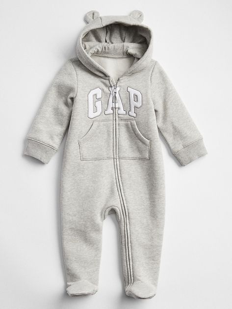 Baby Logo One-Piece Baby Gap Boy Outfits, Fall Baby Clothes Boy, Cute Baby Clothes For Boys, Newborn Baby Clothes Unisex, Baby Clothes Boy, Newborn Baby Boy Clothes, Boys Winter Clothes, One Piece Hoodie, Baby Boy Clothing