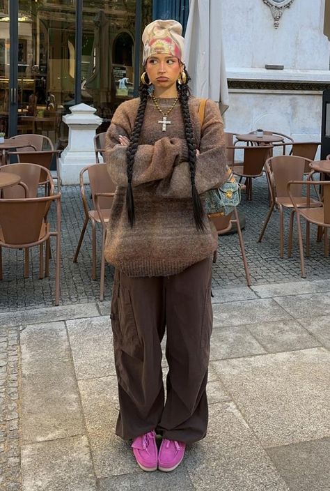 Girls Winter Outfits, Earthy Outfits, Chill Outfits, Hippie Outfits, Pantalon Large, Cute Everyday Outfits, Outfit Inspo Fall, Cute Simple Outfits, Teen Fashion Outfits