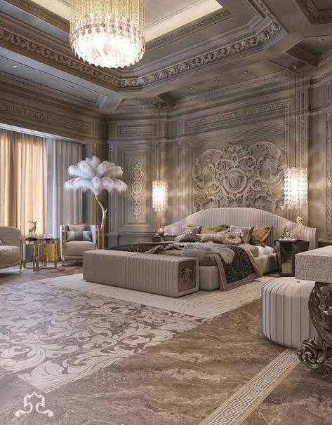 Man Home Decor, Royal Bedroom, Luxury Bedroom Design, Luxury House Interior Design, Luxurious Bedroom, Luxury Bedroom Master, Inspire Me Home Decor, Mansion Interior, Elegant Bedroom