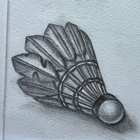 “Bringing the energy of badminton to paper with this detailed shuttlecock sketch. 🎨✏️” @art_05bindipatel Day 25 of 30 days challenge. #Art #Drawing #Sketching #PencilArt #Shuttlecock #Badminton #SportsArt #CreativeProcess #ArtistLife #ArtCommunity #InstaArt #DailySketch #RealisticDrawing #ArtOfTheDay #Illustration #ArtisticExpression #30daychallenge Shuttlecock Sketch, Badminton Drawing Sketch, Shuttlecock Drawing, Badminton Drawing, Object Drawings, Lee Jaein, 30 Days Challenge, Days Challenge, Object Drawing