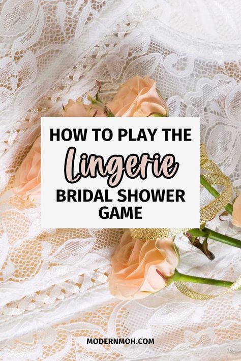 Not sure how to add some fun to your lingerie-themed bridal shower? Try the lingerie bridal shower game! This game is easy to play and adds a personal touch with intimate gifts for the bride. It’s guaranteed to bring mystery and laughter to the party. Discover how to host a memorable lingerie bridal shower game today. | Wedding Event Bachelorette Game Night Ideas, Lingerie Shower Ideas, Lingerie Party Ideas, Maid Of Honor Responsibilities, Lingerie Shower Games, Bachelorette Lingerie Party, Fun Bachelorette Party Games, Lingerie Bridal Shower, Bachelorette Party Activities