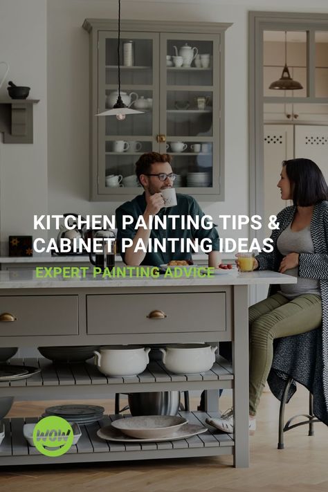 A full kitchen renovation is time-consuming and expensive, but a kitchen transformation doesn't have to be. Some creative cabinet painting ideas and a few coats of paint can make a world of difference in transforming your kitchen. Cabinet Painting Ideas, Cabinet Painting, Kitchen Makeovers, Day Painting, Kitchen Transformation, Full Kitchen, Paint Can, Kitchen Paint, Painting Kitchen Cabinets