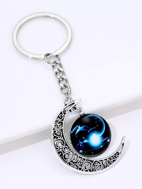 Galaxy Decor, Moon Galaxy, Key Decorations, Sky Design, Decor Fashion, Men's Beauty, Glass Pendants, Fashion Online Shop, Online Fashion