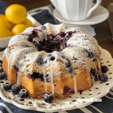 Sour Cream Blueberry Coffee Cake Bundt Cake Recipes Sour Cream, Blueberry Sour Cream Pound Cake, Blueberry Sour Cream Coffee Cake, Blueberry Bundt Cake Recipes, Lemon Blueberry Bundt Cake, Cream Cheese Pound Cake Recipe, Blueberry Bundt Cake, Blueberry Breakfast Cake, Sour Cream Pound Cake