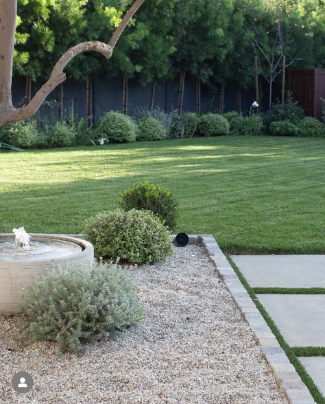 Drought Tolerant Front Yard Landscaping, Mediterannean Landscape Design, Parking Spot In Front Of House, Effortless Interior Design, Tile In Backyard, Diy Front Yard Patio Ideas, Builder Grade Backyard, Modern English Garden Landscapes, Patio With Small Pool