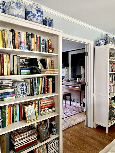 House Bookcase, Home Office Library, Houston Street, This Old House, Farm Kitchen, Tree Farm, Spare Room, Stack Of Books, Home Library