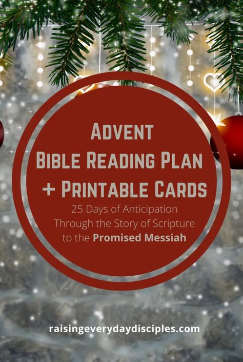 25 Days Of Advent Scriptures, Advent Bible Reading Plan, Advent Scripture, Advent Readings, Family Ministry, Advent Devotionals, Ladies Group, Biblical Parenting, Advent Christmas