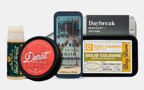 Travel-friendly fragrances. Solid Cologne, Hard Working Man, Bay Rum, Grooming Routine, Signature Scent, Mens Cologne, Favorite Scents, Men's Style, Suits You