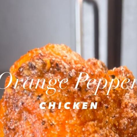 Orange Pepper Seasoning, Orange Pepper Seasoning Recipes, Orange Pepper Wings, Orange Pepper Chicken Wings, Orange Pepper Recipes, Orange Pepper Chicken, Brine Recipes, Pepper Chicken Recipe, Fried Chicken Strips