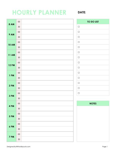 Use this free hourly planner template to organize your tasks each hour of the day!

Designed by @wordlayouts Hour By Hour Planner, Hourly Planner Template, Hourly Planner, Day Planner, Can Organizer, Free Planner, Printable Templates, Day Planners, Each Day