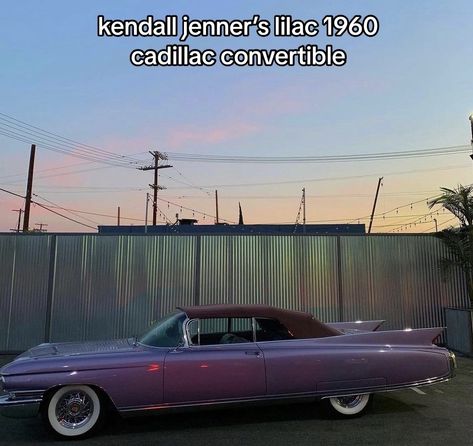 Kendall Jenner Car, Old Vintage Cars, Getaway Car, Cadillac Eldorado, Pink Car, Classy Cars, Fancy Cars, Pretty Cars, Classic Cars Vintage