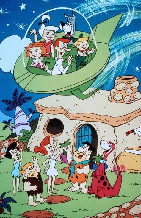 The Jetsons Meet the Flintstones | Flickr - Photo Sharing! The Jetsons Art, Vintage Cartoon Characters, 60s Movies, Nostalgic Cartoons, Nostalgic Cartoon, Los 70s, 80s Cartoon Characters, 90s Cartoon Characters, Photowall Ideas