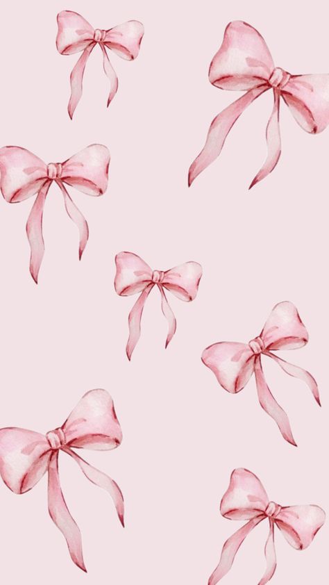 Bow Asthetics Wallpaper, Pink Bows Wallpapers, Cute Girly Backgrounds, Pink Widget, Pink Wallpaper Backgrounds, Bow Wallpaper, Girl Background, Pink Bows, Design Wallpaper