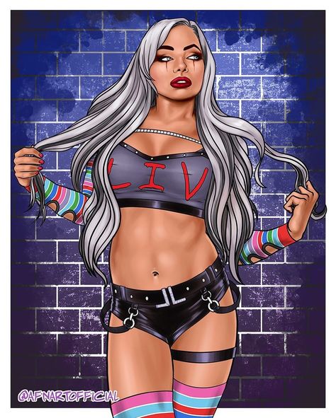 AFN on Instagram: “Happy Wrestling Wednesday! This week is @yaonlylivvonce Really can’t wait to see her as champion one day. I hope soon! For more art and…” Wrestling Memes, Nxt Divas, Wwe Pictures, Tna Impact, Wrestling Stars, Bio Art, Cyberpunk Girl, Wwe Legends, Wwe Girls