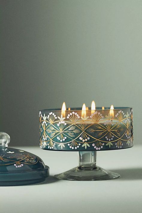 New Fall Home and Furniture Décor | AnthroLiving Anthropologie Candles, Winter Fortress, Evergreen Decor, Anthropologie Candle, Good Burns, Girly Decor, Large Candles, How To Grow Taller, The Aurora