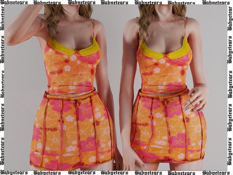 ♡Omighty Set♡ (Request) | ♡ B a b y e t e a r s ♡ en Patreon Omighty Dress, Sims 4 Cc Kids Clothing, Sims 4 Game Mods, Sims 4 Dresses, Sims4 Clothes, Best Mods, Sims 4 Mods Clothes, Sims Community, Sims 4 Game