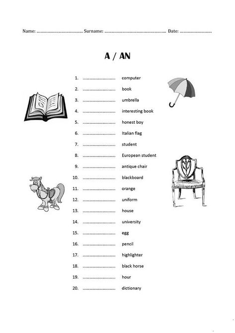 Exercise Worksheets A An | K5 Worksheets An Exercises, English Grammar Exercises, English Grammar For Kids, English Worksheets For Kindergarten, Grammar For Kids, Grammar Exercises, English For Beginners, English Exercises, English Grammar Worksheets