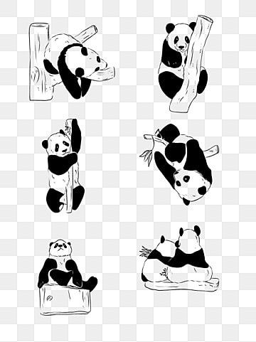 vector panda,cartoon panda,panda element,panda decoration,panda pattern,real panda,silhouette,black and white,stroke panda,panda clipart,silhouette clipart,vector clipart,pattern clipart Panda Stencil, Panda Silhouette, Panda Clipart, Panda Decorations, Panda Cartoon, Panda Illustration, Panda Drawing, Panda Pattern, Panda Panda