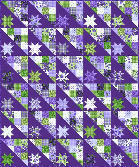 Hodgepodge Quilt Pattern, Robert Kaufman Fabrics Free Pattern, Abstract Quilts, Quilting Fashion, Abstract Quilt, Quilt Square Patterns, Quilt Sewing Patterns, Quilt Square, Hodge Podge