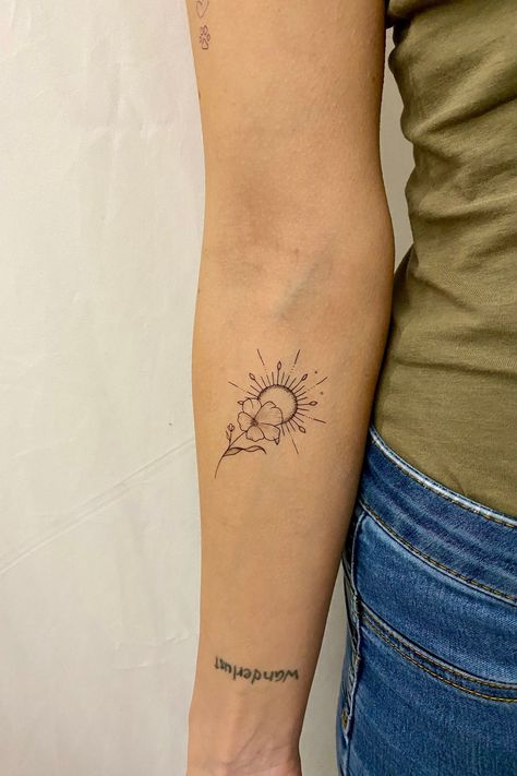 ♣ Temporary Tattoo inc was born from the idea of giving people the possibility of taking a tattoo that is not real but that from the eyes of others will seem such, using high-quality products. All designs are hand-drawn with lots of love! ♣ Flower Sun Temporary Tattoo (Set of 2). This tattoo will look great on your body! ♣ Temporary tattoos are a good way to figure out placement before getting a real tattoo or just for fun. All you need is a damp cloth or sponge to make them come to life! ♣ Tatt Sun Moon Stars Sleeve Tattoo, Flower With Sun Tattoo, Grow As We Go Tattoo, Leaf Cuff Tattoo, Sun And Vine Tattoo, Flowers And Sun Tattoo, Rose And Sun Tattoo, Sun And Rose Tattoo, Flower And Sun Tattoo