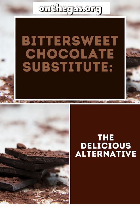 This bittersweet chocolate alternative is one of the best chocolate substitutes around. On The Gas has put together a very informative article explaining what this mysterious and yummy chocolate alternative is. If you are looking for something new to chomp on when you need a sweet treat, this certainly could be the snack for you! Check out this post now for more information. #chocolatesubstitute #chocolatealternative #alternativeforchocolate #substituteforchocolate Chocolate Substitute, Chocolate Alternatives, Bitter Chocolate, Types Of Chocolate, Dark Chocolate Bar, Amish Recipes, Art Science, Bittersweet Chocolate, Sweet Chocolate