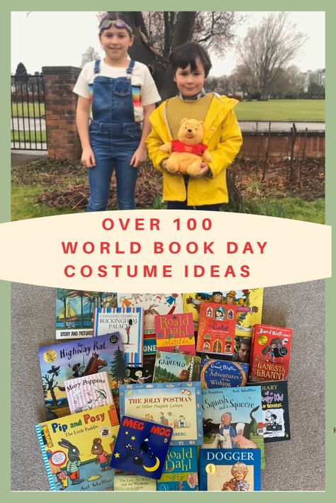 Over 100 Homemade Costumes for World Book Day Last Minute World Book Day Costumes, Easy Adult World Book Day Costumes, David Walliams Book Day Costumes, Easy Teacher Book Character Costumes, Easy World Book Day Costumes For Adults, World Book Day Costumes For Teachers Women, Boys World Book Day Ideas, World Book Day Ideas Costumes, Book Character Costumes For Kids Boys