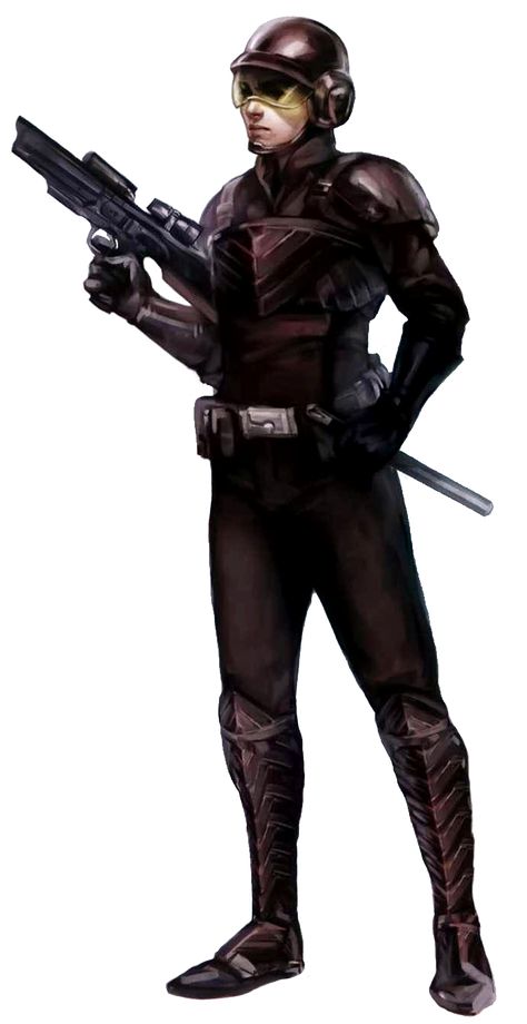 Corporate Sector Authority Security Guard aka Espo Futuristic Security Guard, Star Wars Security Guard, Sci Fi Security Guard, Security Guard Character Design, Corporate Security, Prison Guard, Traveller Rpg, Star Wars Books, Security Guard