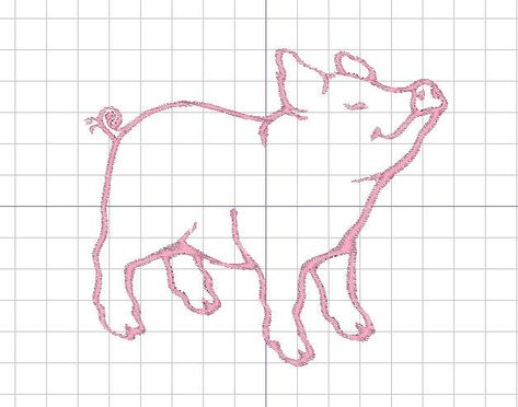 Pig Embroidery Pattern, Pig Embroidery, Farm Quilt, Beginner Sewing Patterns, Christmas Embroidery Designs, Products To Sell, Baby Embroidery, Learn Embroidery, Star Embroidery