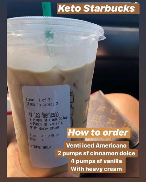 Keto Cinnamon Vanilla Iced Americano Keto Friendly Starbucks Drinks Coffee, Iced Americano Starbucks, Keto Starbucks Drinks Iced Coffee, Starbucks Keto Drinks, Best Keto Starbucks Drinks, Keto Starbucks Drinks, Vanilla Drinks, Low Carb Starbucks, Keto Starbucks