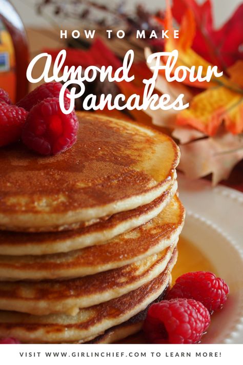 Brunch Gluten Free, Paleo Pancake Recipe, Gluten Free Veggies, Sugar Free Pancakes, Make Almond Flour, Almond Pancakes, Trendy Easter, Almond Flour Pancakes, Flour Pancakes