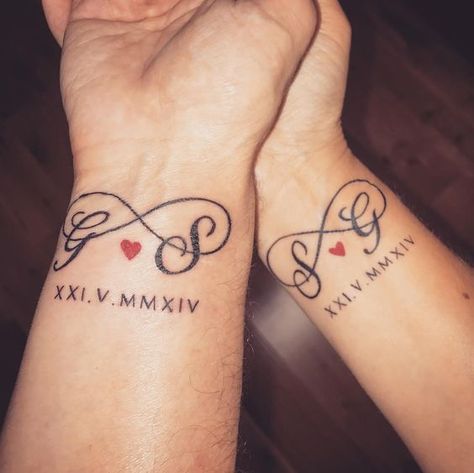 Marriage Tattoos, Him And Her Tattoos, Partner Tattoos, Couple Tattoos Love, Couple Tattoos Unique Meaningful, Best Couple Tattoos, Couple Matching Tattoo, Cute Couple Tattoos, Couple Tattoos Unique