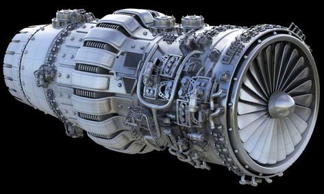 ArtStation - Jet Engine WIP, Ying-Te Lien Spaceship Engine, Jet Engine Parts, Hard Surface Modeling, Spaceship Interior, Rocket Engine, Sci Fi Spaceships, E Waste, Engineering Science, Aircraft Engine