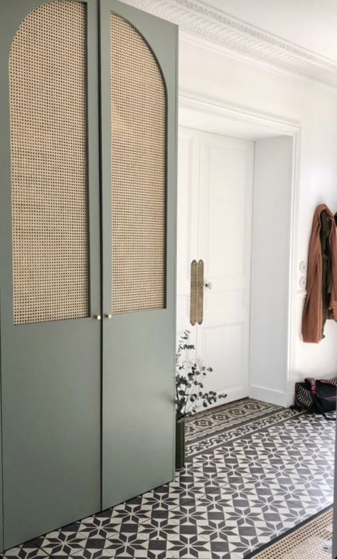 Mosaic Closet Doors, Grass Cloth Wardrobe Doors, Rattan Shutter Wardrobe, Cane Cupboard Doors, Cane Almirah, Shutter Designs Wardrobe, Rattan Almirah, Cane Wardrobe Shutter, Rattan Wardrobe Design