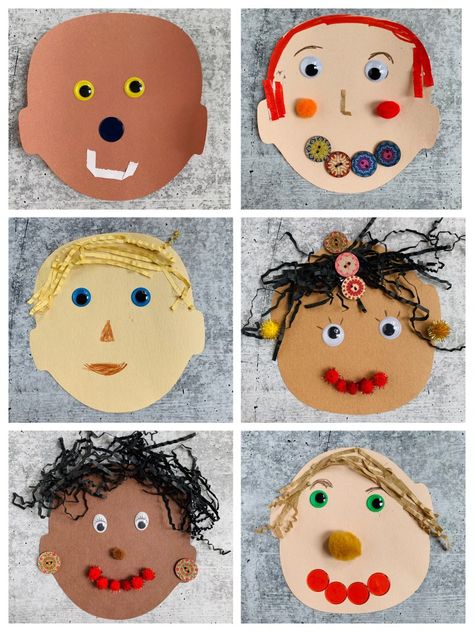 Diversity-COLOR-of-US-Kids-Invitation-to-decorate-a-face-multicultural #montessori #homeschool #diversity #preschool Diversity Preschool, Multicultural Crafts, Justice And Peace, Diversity Activities, Multicultural Activities, Harmony Day, All About Me Preschool, Montessori Homeschool, Invitation To Play