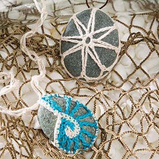 Crochet Rocks, Celtic Knot Crochet, Crochet Stone, Tidal Pool, Pebble Pendant, Jewelry Crochet, Steel Crochet Hooks, Crochet Slipper Pattern, Crochet Size