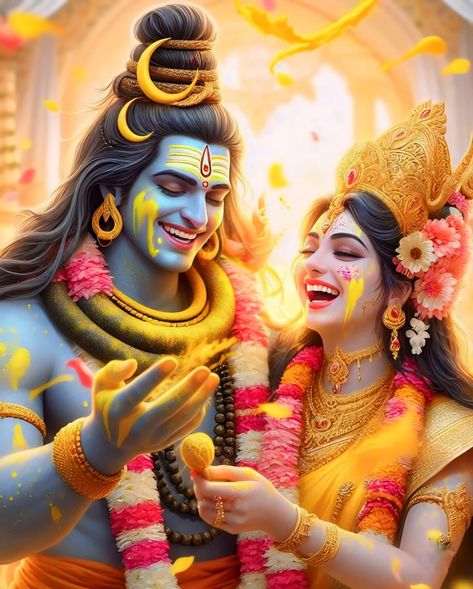 Govind Dev Ji, Radha Govind, Holi Pictures, God And Goddess, Shri Radha, Holi Photo, Holi Images, Pictures Of Shiva, Shiva Parvati Images