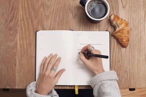 Better Than Bullet Journaling: 3 Lists You Need To Handle Life Like a Boss Her Campus, Keeping A Journal, Google Calendar, Evernote, Bullet Journaling, Journal Prompts, Cup Of Coffee, Personal Growth, To Do List