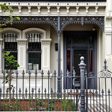 Montclaire Residence - Victorian - Exterior - Denver - by Intertwine Design | Houzz AU Victorian Terrace Exterior, Terrace Exterior, Terrace House Exterior, Victorian Homes Exterior, Victorian Exterior, Victorian Terrace House, Exterior Tiles, House Color Palettes, Studios Architecture