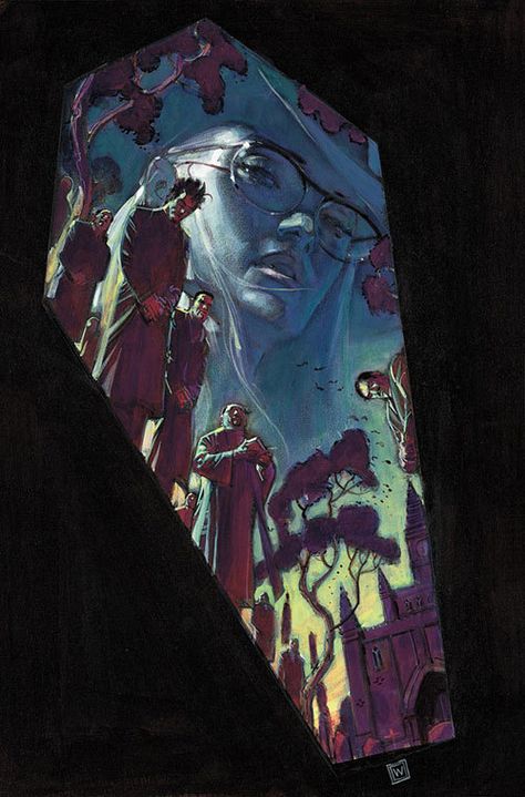 John Watkiss Art, John Watkiss, Interesting Composition, Music Events, Gathering Place, Arte Inspo, Theme Halloween, Seven Days, Comic Artist