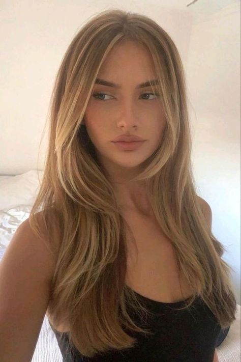 Face Framing Layers With Long Layers, Hair Cut Inspo Teen Girl Straight, Curtain Bangs Medium Long Hair, Light Brown Layered Hair Medium, Curtain Bangs Long Hair Inspo Pics, No Styling Haircut Long, Hair Cuts Teen Girl, Long Hair For Square Face, Hair Cuts For Girls Long Hair