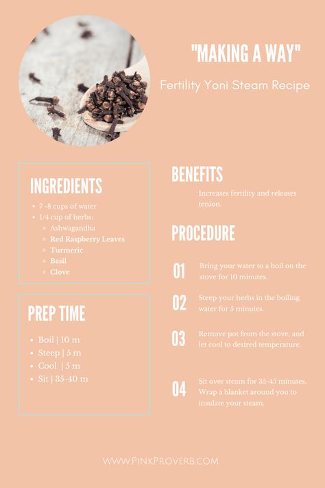 3 Yoni Steam Recipes for Fertility | Wellness Lifestyle | Healthy Kyla Recipes For Fertility, Sage Health Benefits, Herbs For Fertility, Womb Healing, Thyme Essential Oil, Steam Recipes, Magic Herbs, Herb Recipes, Feminine Health